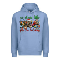 Colony Blue no place like for the holiday Premium Hoodie - MaliasSmallBusiness