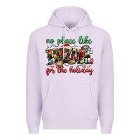 Lilac no place like for the holiday Premium Hoodie - MaliasSmallBusiness