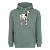 Sage Holstein Heifer Heavyweight Hoodie - LillyAllenDesigns