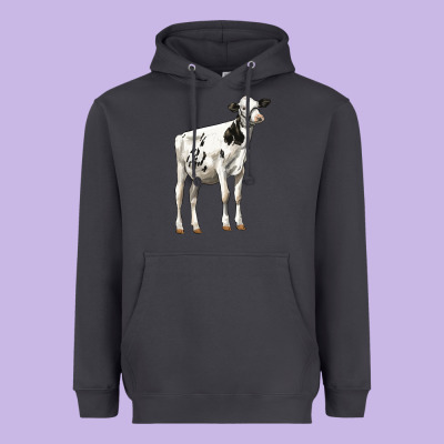 Holstein Heifer Heavyweight Hoodie Designed By Lillyallendesigns