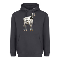 Smoke Holstein Heifer Heavyweight Hoodie - LillyAllenDesigns