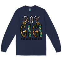 Navy boy gigi from son up to son down Long Sleeve Tee - CowhideDigitalArt