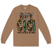 Toasted Coconut boy gigi from son up to son down Long Sleeve Tee - CowhideDigitalArt