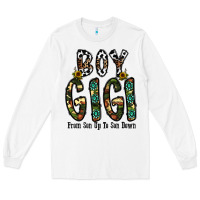 White boy gigi from son up to son down Long Sleeve Tee - CowhideDigitalArt