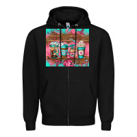 Black nurse fuel coffee cups Zipper Hoodie - Jasminsmagicworld