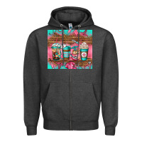Charcoal Heather nurse fuel coffee cups Zipper Hoodie - Jasminsmagicworld