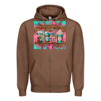 Chestnut nurse fuel coffee cups Zipper Hoodie - Jasminsmagicworld