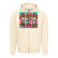 Sandshell nurse fuel coffee cups Zipper Hoodie - Jasminsmagicworld
