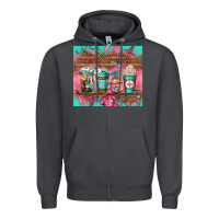 Smoke nurse fuel coffee cups Zipper Hoodie - Jasminsmagicworld