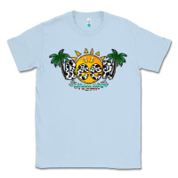 Dusty Blue beer sunshine Classic Tee - CowhideDigitalArt