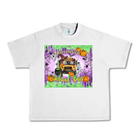 Lunar Rock Halloween School Bus Urban Heavy Tee - texasbilliewilder