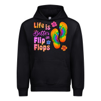 Black life is better in flip flops Urban Hoodie - Jasminsmagicworld