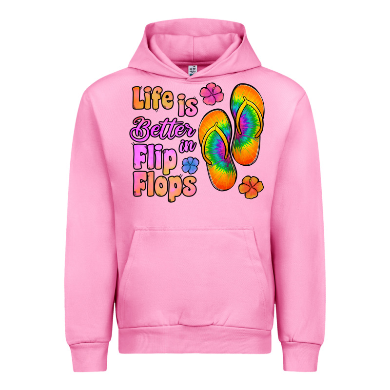Life Is Better In Flip Flops Urban Hoodie by Jasminsmagicworld | Teevron