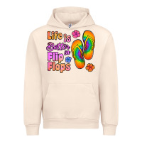 Sandshell life is better in flip flops Urban Hoodie - Jasminsmagicworld