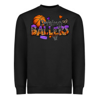 Black raising ballers basketball Heavyweight Sweatshirt - Zillion Design Studio
