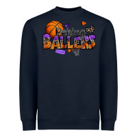 Navy raising ballers basketball Heavyweight Sweatshirt - Zillion Design Studio