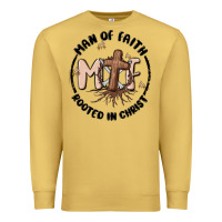 Antique Gold man of faith Premium Sweatshirt - MaliasSmallBusiness