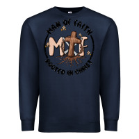 Navy man of faith Premium Sweatshirt - MaliasSmallBusiness