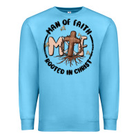 Ocean Blue man of faith Premium Sweatshirt - MaliasSmallBusiness