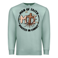 Seafoam man of faith Premium Sweatshirt - MaliasSmallBusiness