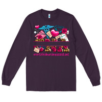 Plum valentines day cna certified nursing assistant Long Sleeve Tee - AdoDesignShop