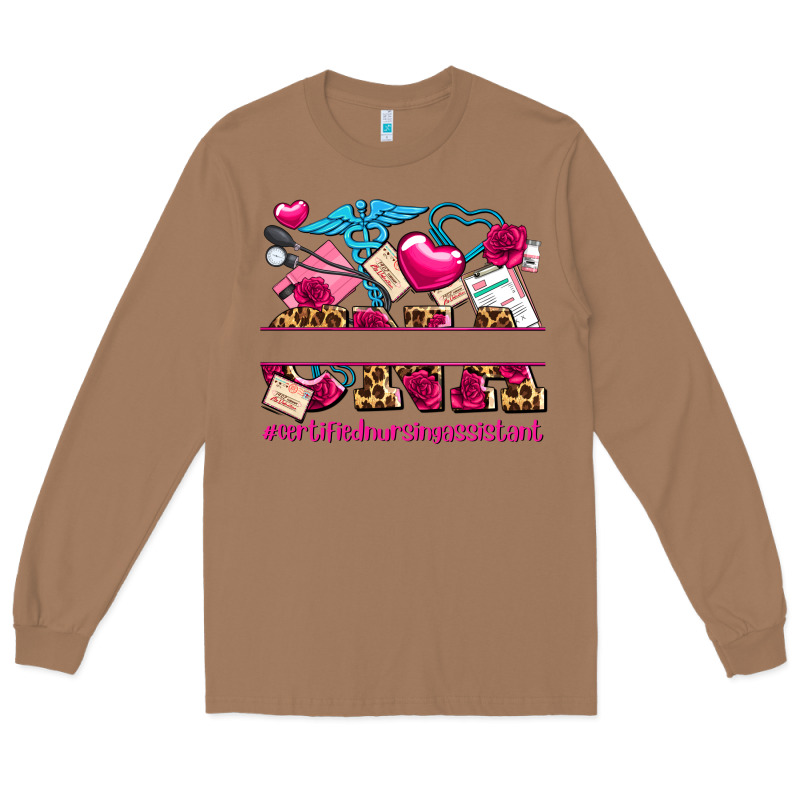 Valentines Day Cna Certified Nursing Assistant Long Sleeve Tee by AdoDesignShop | Teevron