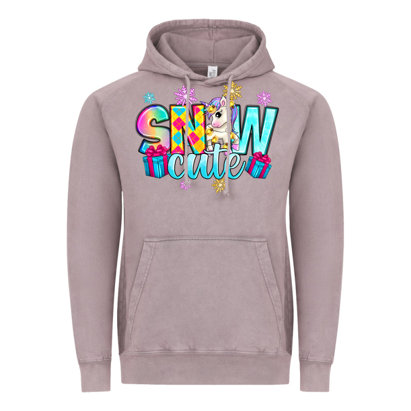 Snow Cute Witc Unicorn Vintage Hoodie by Zillion Design Studio | Teevron