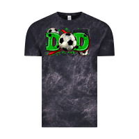 Cloud Black dad soccer Vintage Tee - Zillion Design Studio