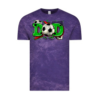Cloud Purple dad soccer Vintage Tee - Zillion Design Studio