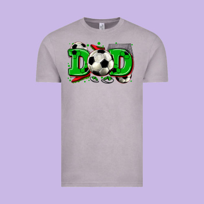 Dad Soccer Vintage Tee Designed By Zillion Design Studio