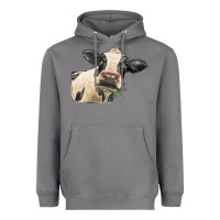 Storm holstein heifer face Heavyweight Hoodie - LillyAllenDesigns