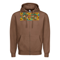Chestnut dead tired fueled by coffee  mug 15 oz Zipper Hoodie - Artiststas