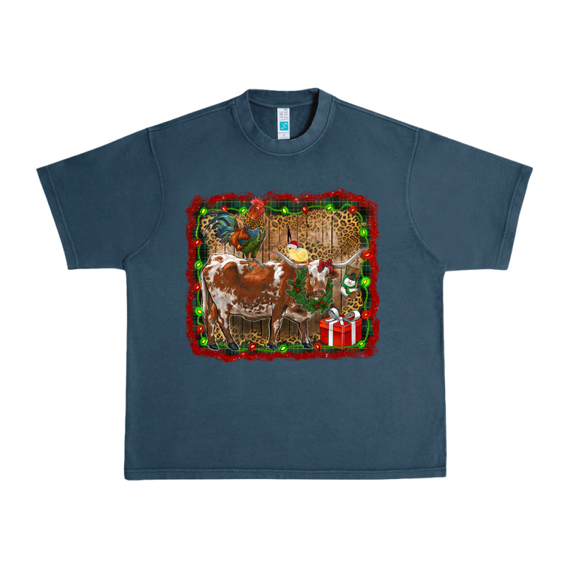 Christmas Farm Animals Urban Heavy Tee by RanaPortraitStore | Teevron