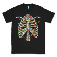 Black Christmas Rib Cage Classic Tee - FaDigitalArtStudio