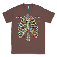 Chestnut Christmas Rib Cage Classic Tee - FaDigitalArtStudio