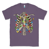 Lavender Christmas Rib Cage Classic Tee - FaDigitalArtStudio