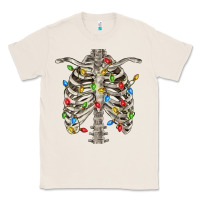 Natural Christmas Rib Cage Classic Tee - FaDigitalArtStudio