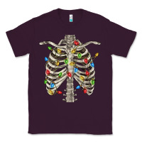 Plum Christmas Rib Cage Classic Tee - FaDigitalArtStudio