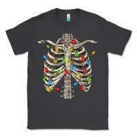 Smoke Christmas Rib Cage Classic Tee - FaDigitalArtStudio