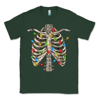 Sports Green Christmas Rib Cage Classic Tee - FaDigitalArtStudio