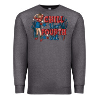 Charcoal Heather chill the fourth out malia Premium Sweatshirt - MaliasSmallBusiness