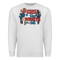 Oatmeal Heather chill the fourth out malia Premium Sweatshirt - MaliasSmallBusiness