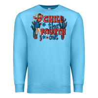 Ocean Blue chill the fourth out malia Premium Sweatshirt - MaliasSmallBusiness