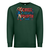 Sports Green chill the fourth out malia Premium Sweatshirt - MaliasSmallBusiness