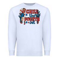 White chill the fourth out malia Premium Sweatshirt - MaliasSmallBusiness
