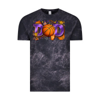 Cloud Black dad basketball Vintage Tee - Zillion Design Studio