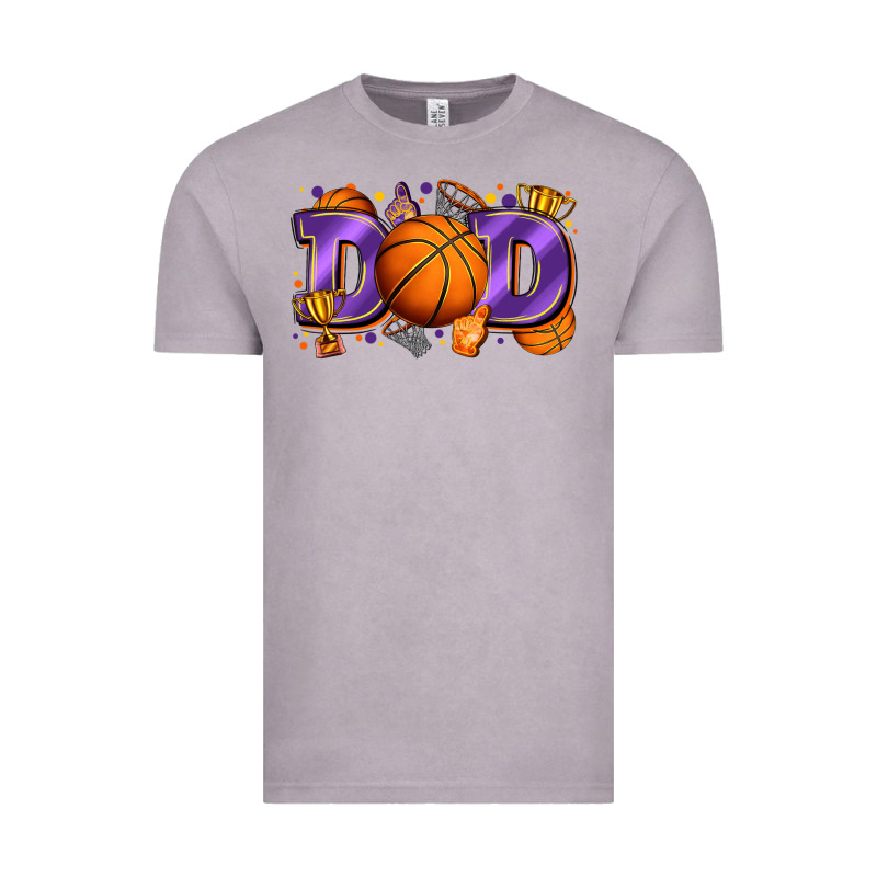 Dad Basketball Vintage Tee by Zillion Design Studio | Teevron
