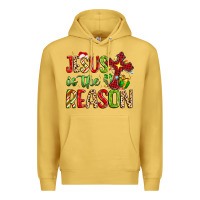 Antique Gold jesus is the reason Premium Hoodie - MaliasSmallBusiness