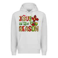 Dove Grey jesus is the reason Premium Hoodie - MaliasSmallBusiness