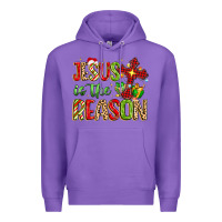 Purple jesus is the reason Premium Hoodie - MaliasSmallBusiness